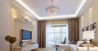 Натяжной потолок в гостиную Новосибирск, цена от 6303 руб.