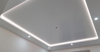 Светодиодные натяжные потолки в октябре